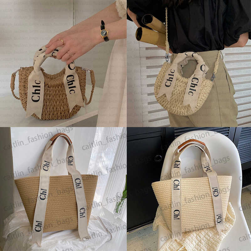 

Designer Bag Fashion Woven Bucket Bags Portable Basket Handbag Straw Woody Tote Bag Outdoor Travel Beach Bags Crossbody Shopping Bag caitlin_fashion_bags, #5 with logo