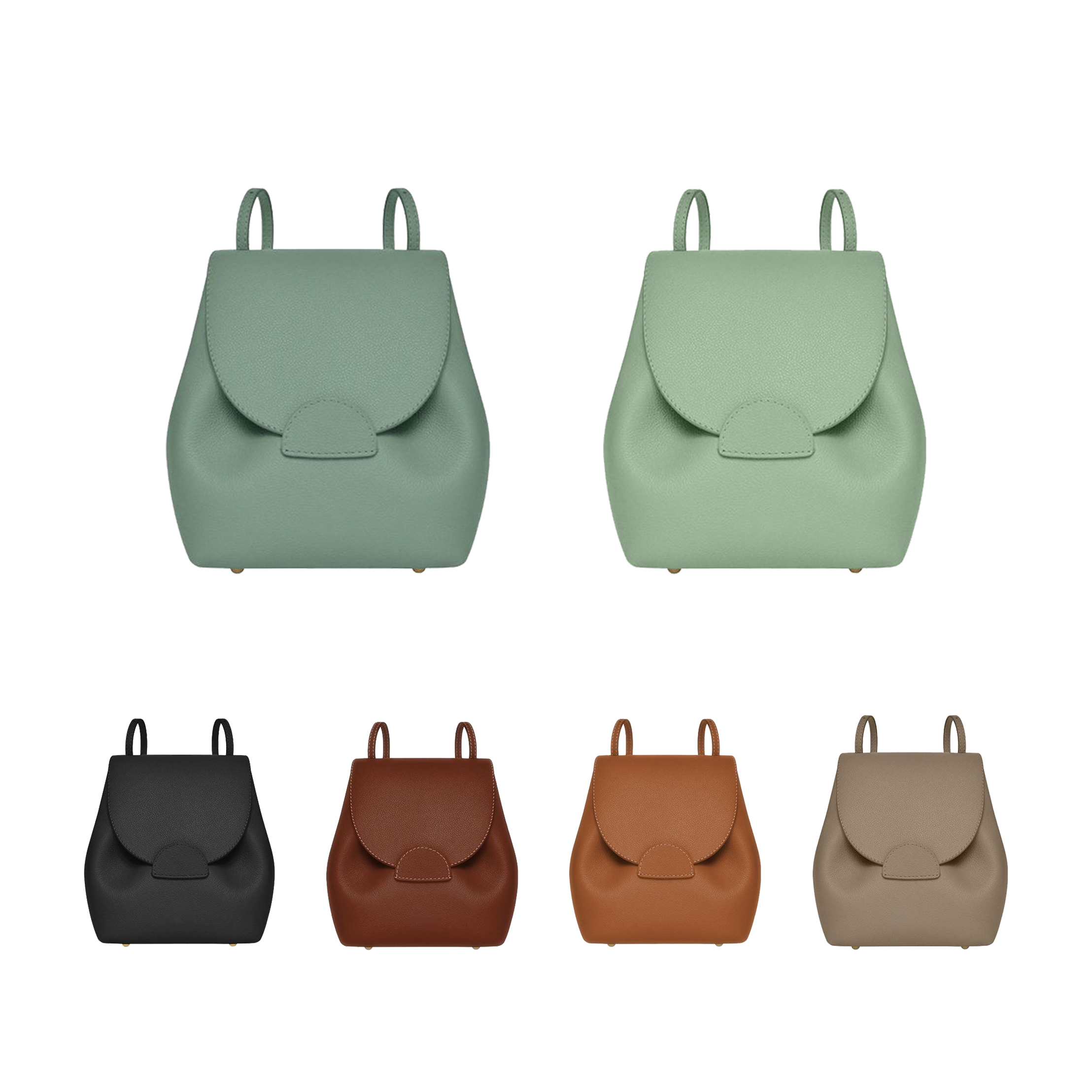 

High quality sac Polene numero Backpack Shoulder Bag Womens mens Genuine Leather Outdoor CrossBody bag Luxury designer Totes Purses hasp Large capacity Clutch Bags, Dark brown