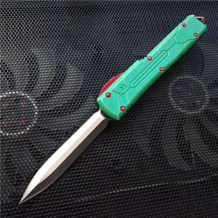 

MICRO TECH Bounty Hunter OTF Automatic Knife 3.46 inches Blade T6061 aviation aluminum Handle camping outdoor EDC Pocket AUTO knives Self-defense Tactical tools