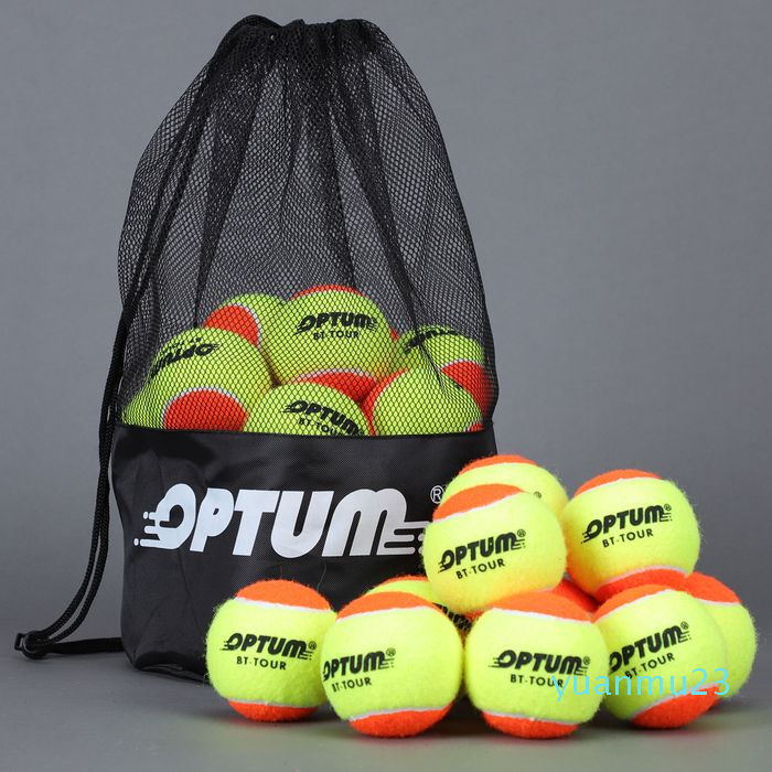

Tennis Balls OPTUM BT TOUR Beach 50 Pressure Ball Stage 2 With Mesh Shoulder Bag 12 24 36 Pack Sizes 230613