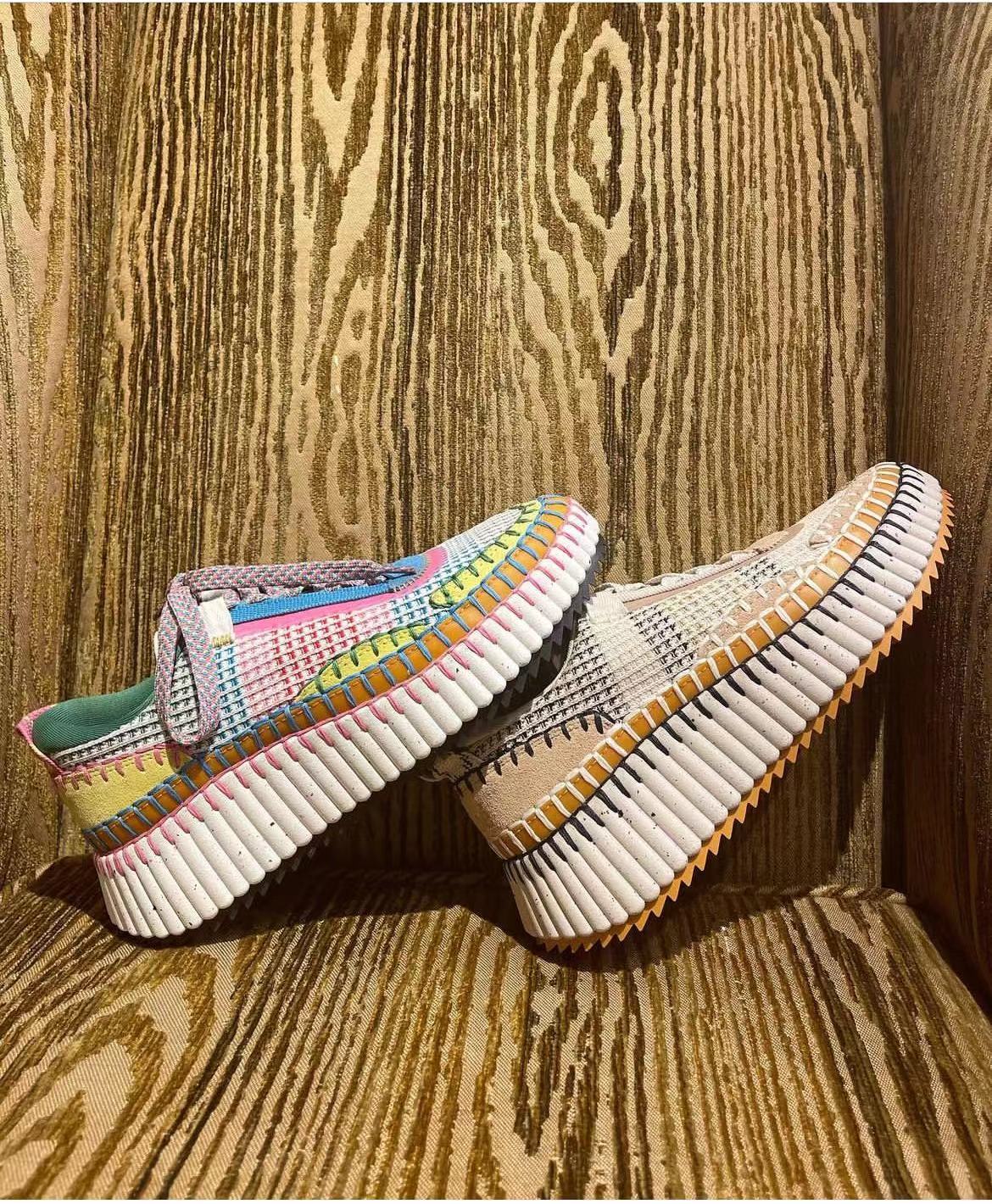 

Nama Sneakers Designer Women Casual Shoes New Pattern Postage Canvas Rainbow Sneaker Running Sports Shoe Fashion Trainer, Color 1