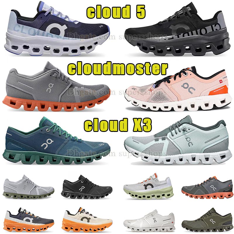 

2023 Cloudmonster Running Shoes Designer On Cloud 5 X X3 Road Training Fitness Sneakers For Mens Womens Shock Absorbing Niagara Trainers Cloudsurfer onclouds, Monster lumos black