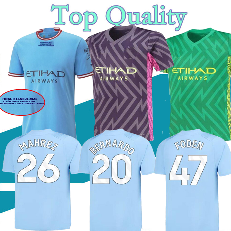 

23 24 HAALAND soccer jerseys DE BRUYNE PHILLIPS MANS CITIES GREALISH STERLING MAHREZ FODEN Manchesters 2023 2024 fans player version football shirt men kids kit, Image