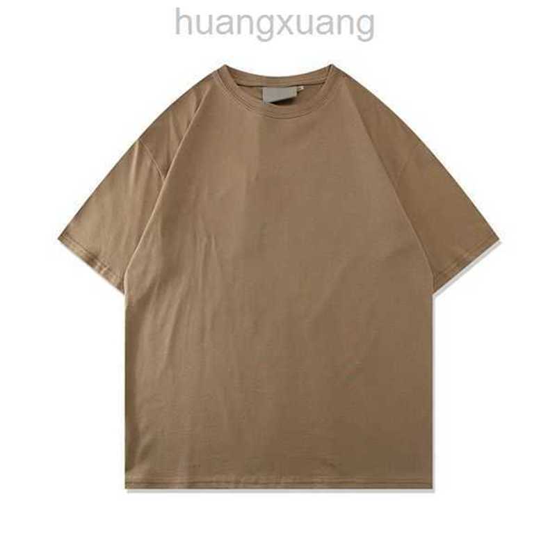 

21ss Designer Tide T Shirts Chest Letter Laminated Print Short Sleeve High Street Loose Oversize Casual T-shirt 100% Pure Cotton Tops for Men and WomenKV1V, Beige