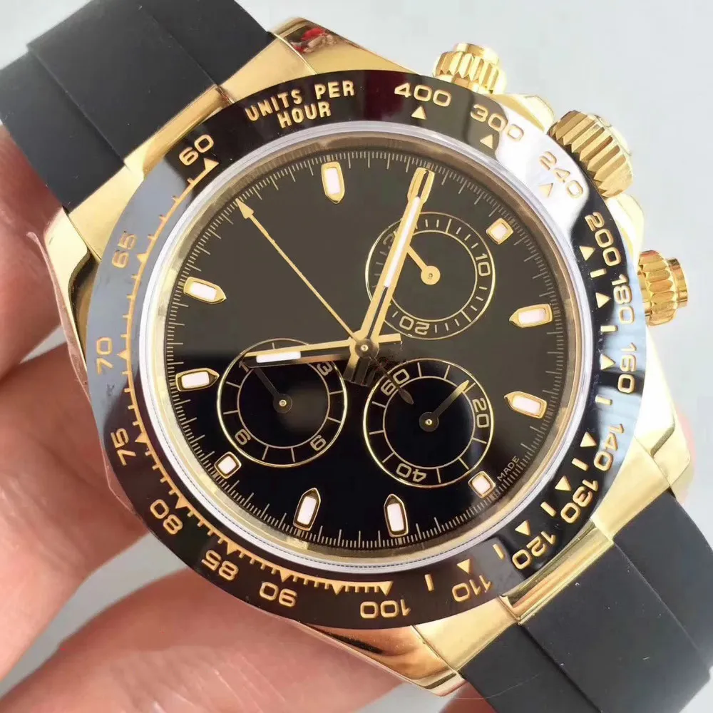 

Day Tona 116519LN AAA 3A Quality Rolex Watches 40mm Men Sapphire Glass Oystersteel With Original Green Box Automatic Jason007 Rolexwatch 05