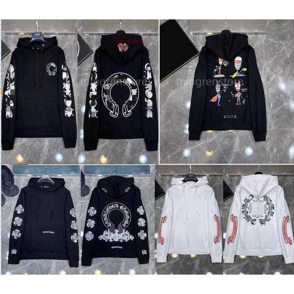 

Fashion Luxury Mens Jackets Designer Zipper Sweatshirts Heart Horseshoe Cross Print Brand Ch Hoodies Women Chromes Coat Casual Pullover Loose Sweater 2027 new, Shipping fee