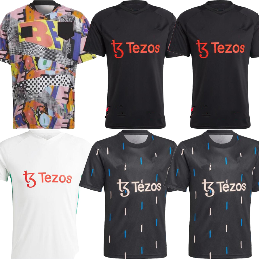 

23 24 soccer jerseys SANCHO Antony Martinez RASHFORD Casemiro 2023 2024 Training MANS UTDs MARTIAL football shirt, Black