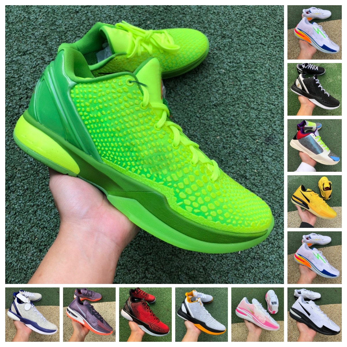 

2023 Mamba Protro 6 Basketball Shoes Men Protros Grinch Mambacita Sweet 16 Hall of Fame Del Sol 5 Rings Alternate Bruce Lee Lakers Metallic Gold Mens Trainers Sneakers, Shoes lace