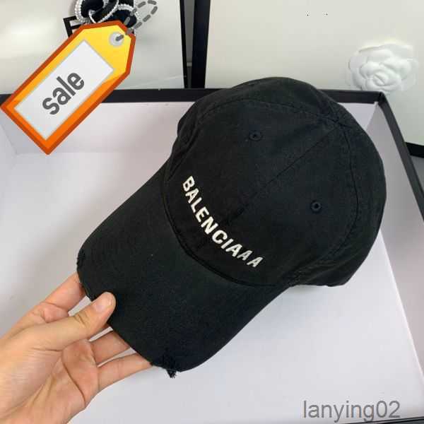 

Ball Caps Couple Sports Designer Cap Outdoor Travel Sunscreen Distressed Letters Casquette 2I9B5, Blue