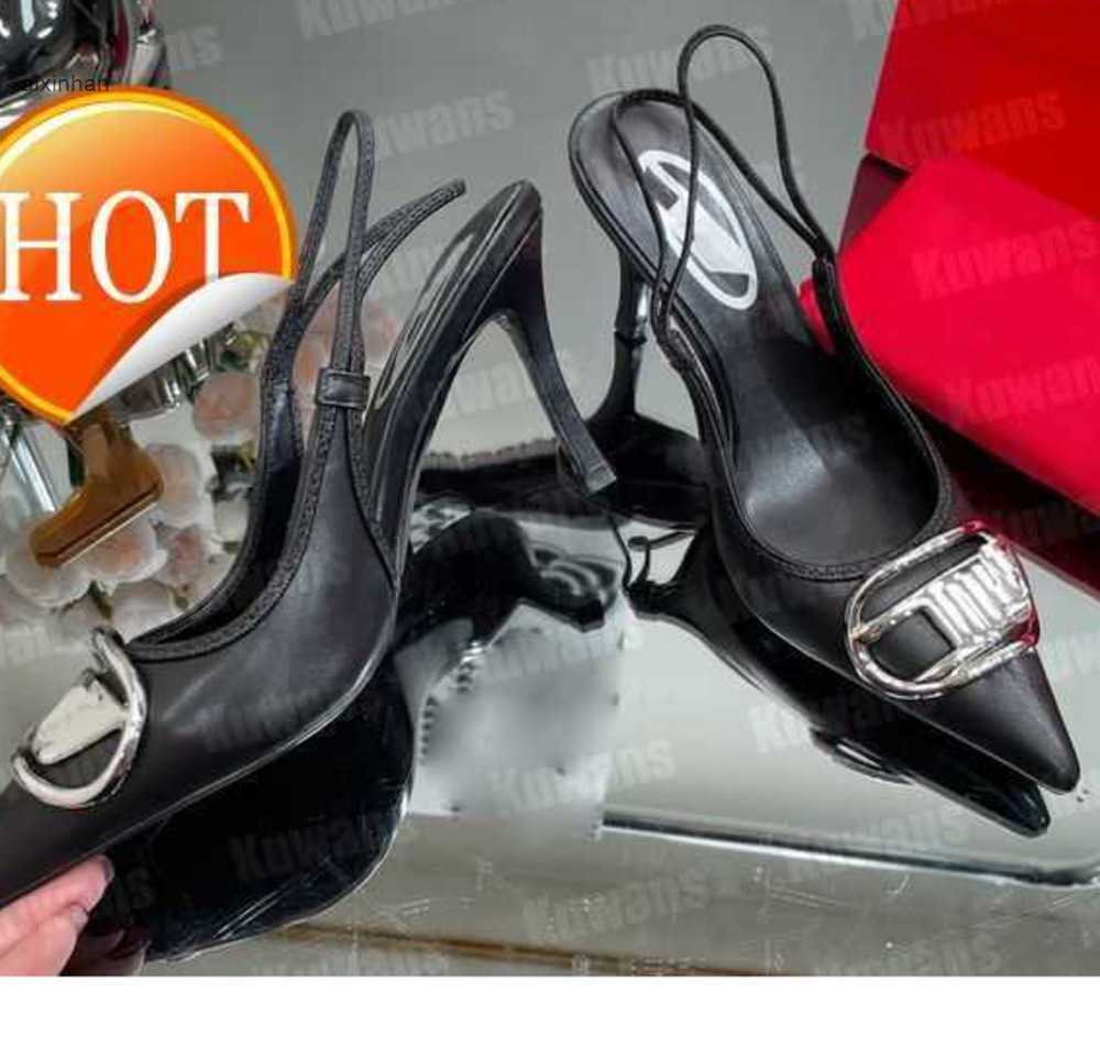 

D-Venus SB Denim Heels Slingback Womens Sandals Pumps D Kittie Canvas D Venus Beach Summer Luxury Designer High Heel Party Sexy Weddings, Color 11