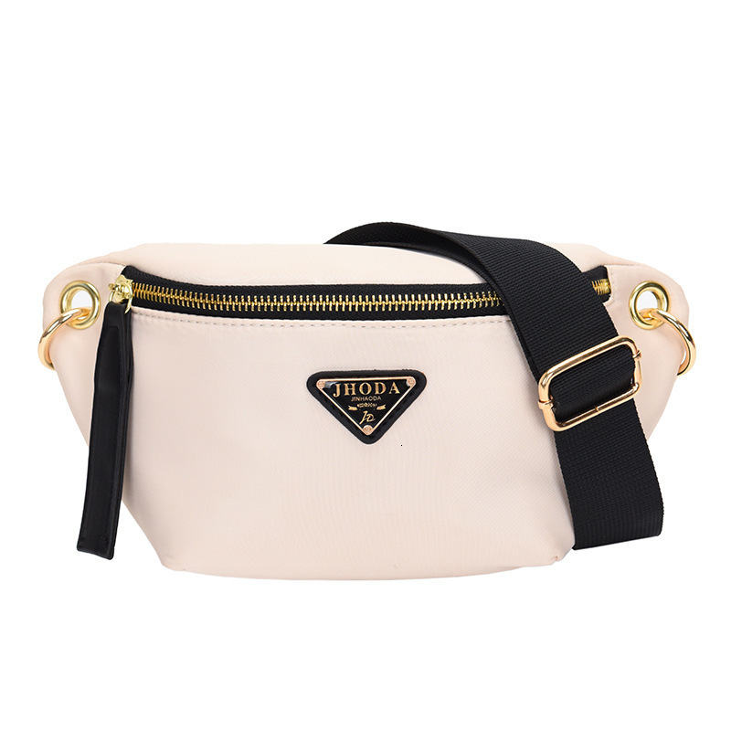 

Waist Bags Women's 2022 New Fashion Versatile Oxford Cloth Dumpling Bag Casual Solid One Shoulder Oblique Cross Waist Bag 210610, Sky blue6