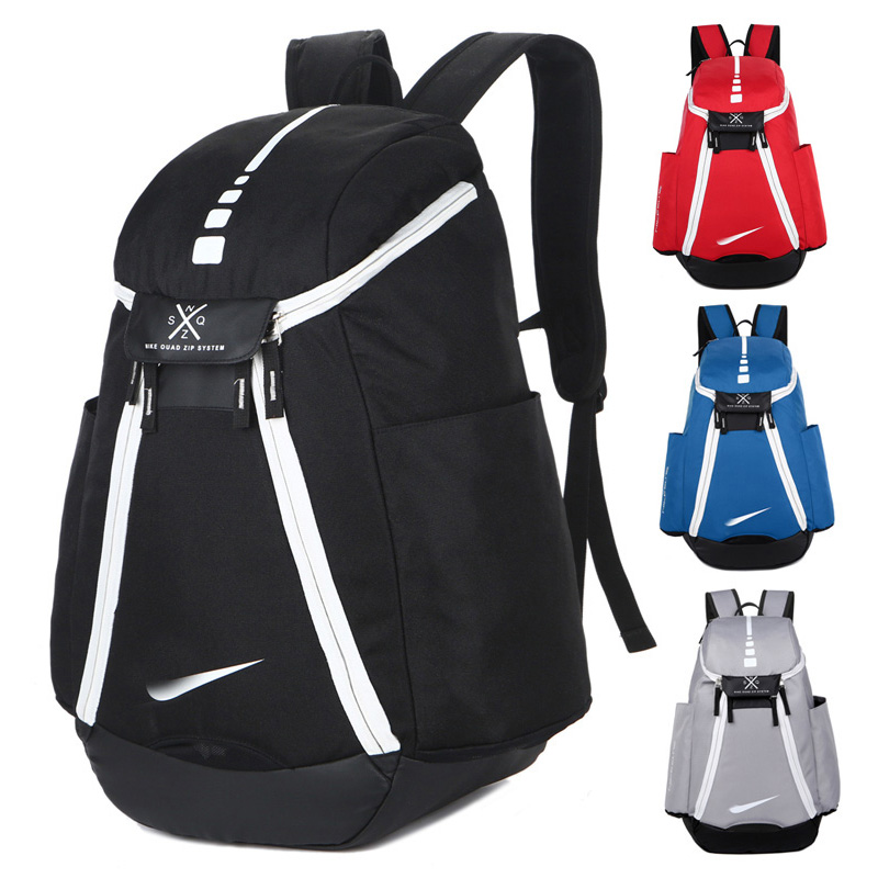 

2023 Unisex Hoops Elite Pro sports backpack basketball Team knapsack Mens Bags Large Capacity Waterproof Training Travel Bags Outdoor Packs multifunctional bag, Black + usa + white logo