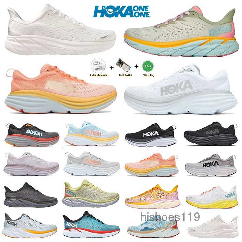 

Hoka one one Bondi 8 CARBON X2 Running Shoe Clifton 8 training Sneakers Accepted lifestyle Shock absorption highway Designer hokas Women Men shoes