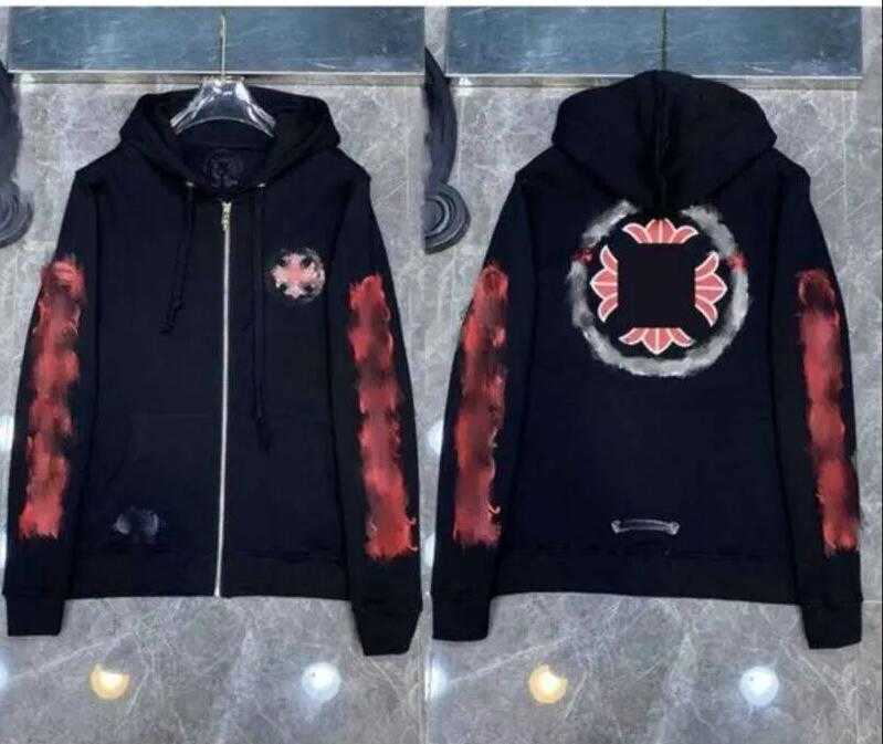 

Fashion Luxury Mens Jackets Designer Zipper Sweatshirts Heart Horseshoe Cross Print Brand Ch Hoodies Women Chromes Coat Casual Pullover Loose Sweater 2037 new, Shipping fee