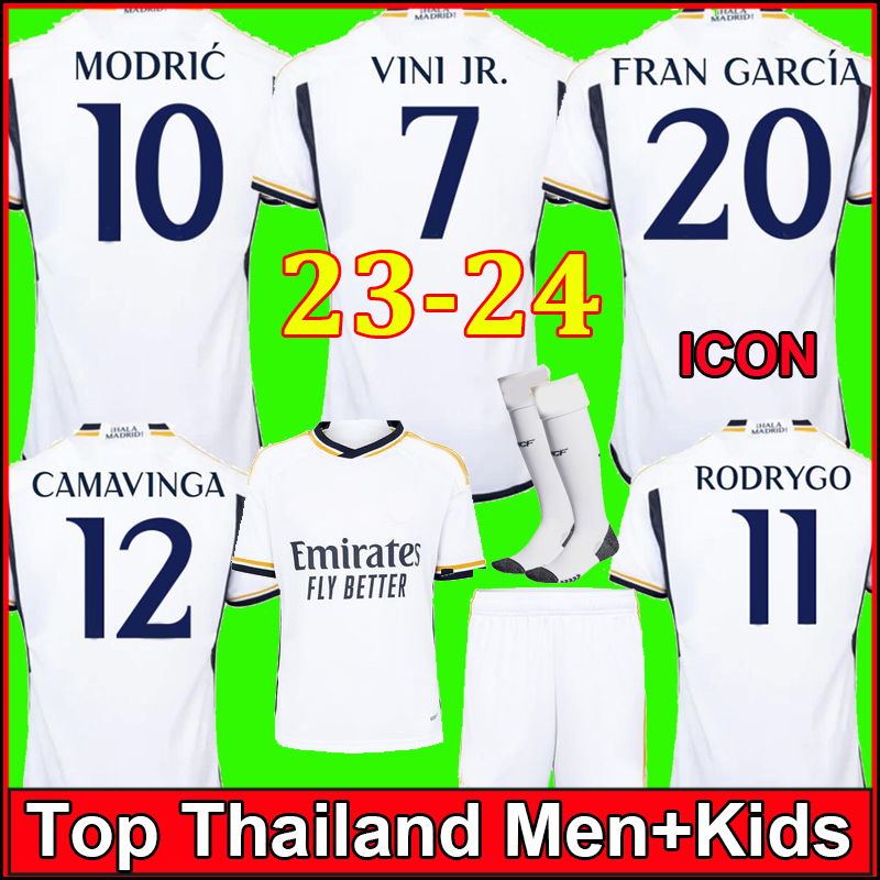 

23 24 BELLINGHAM soccer jerseys Fran Garcia BENZEMA REAL MADRIDs football shirt VINI JR ALABA HAZARD ASENSIO MODRIC MARCELO VALVERDE men kids kit camisetas, 22 thrid