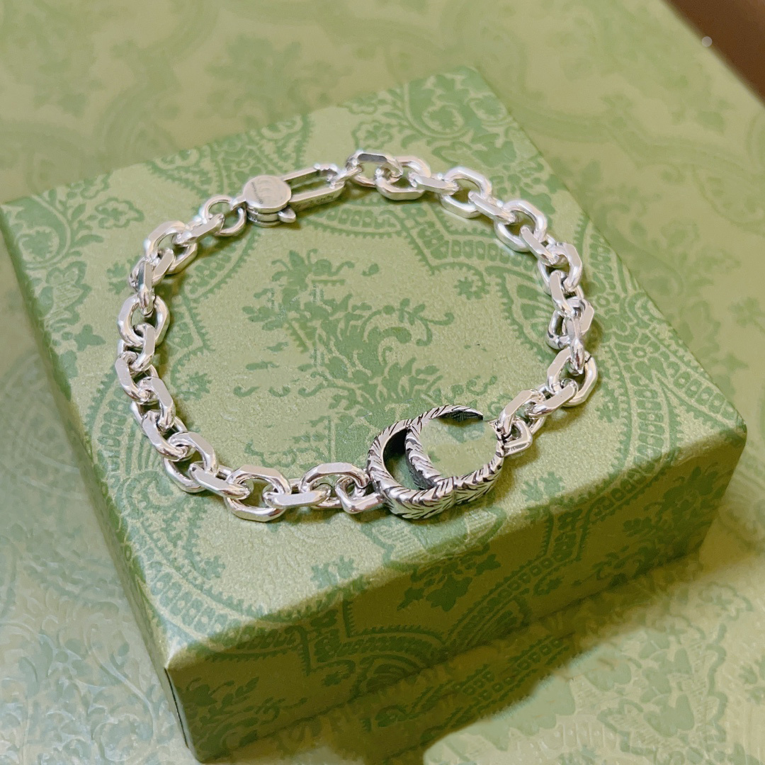 

Designer GGity Charm Luxury Bracelets Double G Brand Fashion Jewelry Women Chain Metal Bracelet Pearl For Woman Gold Chains mbhg1