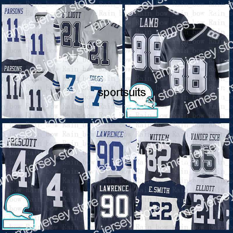 

New Micah Parsons Football Jersey Trevon Diggs CeeDee Lamb Dak Prescott Ezekiel Elliott Williams Tony Pollard Kelvin Joseph Cowboyes Leighton, Patch+mens jersey(nz) 5