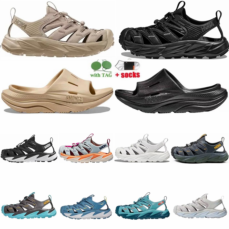 

Luxurys Designer Sandals For Men Women Utility Beach Shoes ORA Recovery Slide 3 Black Sand Oxford Tan Hokas Hopara Sandale claquette slides function dad sliders