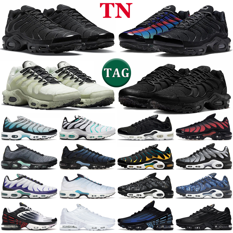 

terrascape tn plus 3 running shoes men women Triple Black Anthracite White Unity Hyper Jade Baltic Blue Gradient Unity mens trainers outdoor sports sneakers