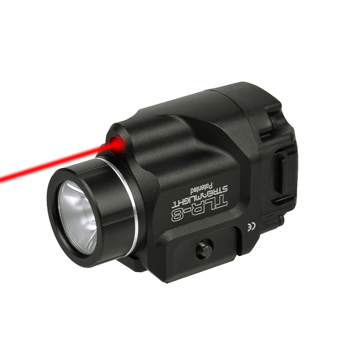 

Tactical Accessories TLR-8 Flashlights LED Light With Red Laser Sight For Pistol Hunting G17 19 SIG CZ TR8 Laser Flashlight TLR8 with Logo, Customize