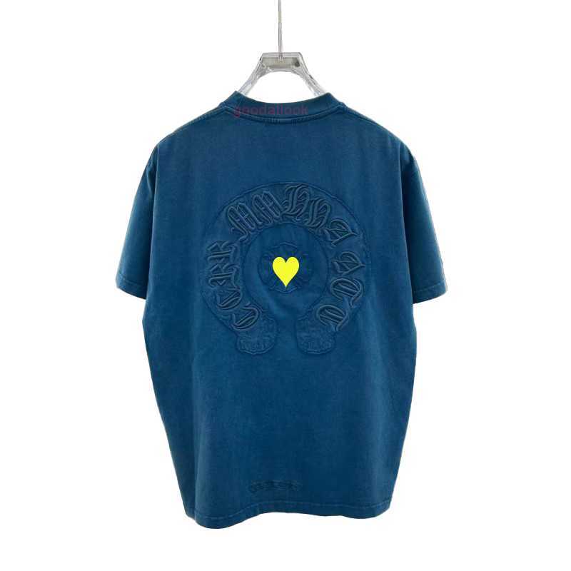 

T-shirts Mens t Shirt Designer Men's Men Womens Chrome Thirts Heart Shirt Ch Print Short Sleeve Casual Summer Chromees heart Man Tee Clothing 3vxu 8 09WO, 17