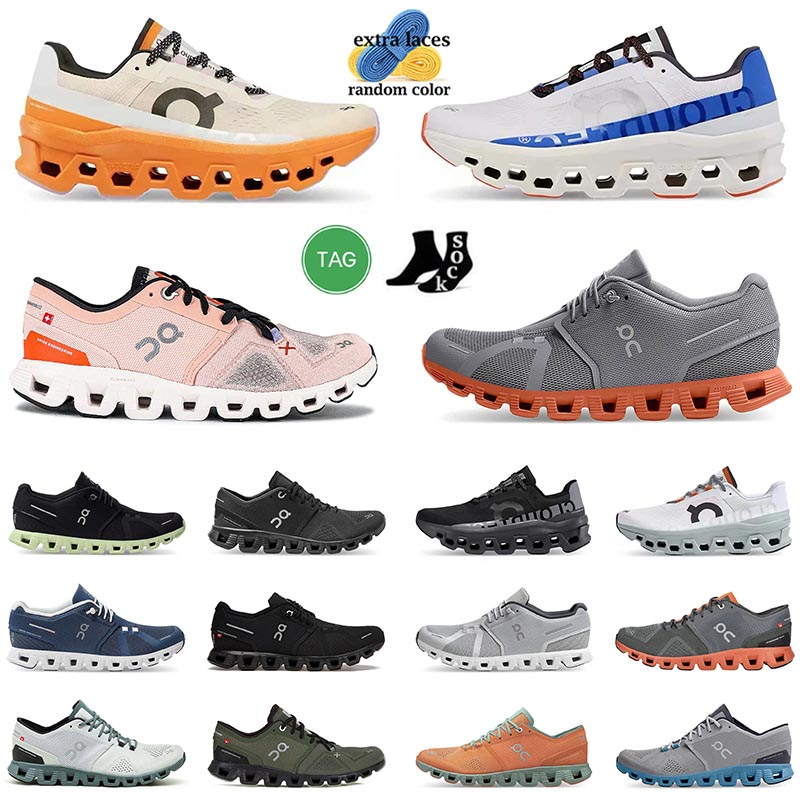 

cloudmoster on cloud running run shoes nova sneaker 5 X 3 White Black Olive Orange Rust Rock Grey Storm Blue Tide Denim Surf Cobble Ivory dhgate sports trainers, A09
