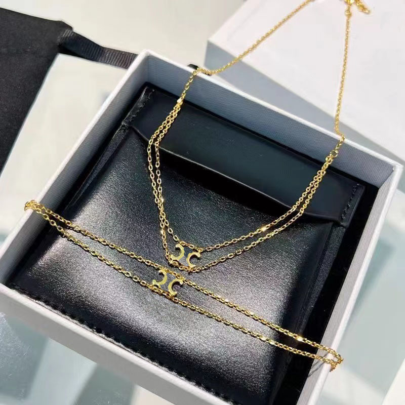 

Fashion classic Necklace Pendant Mother-of-pearl stainless steel plated 18K engagement jewelry gift for women and girls on Valentine's Day