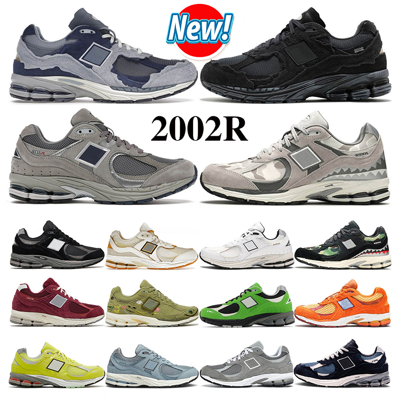 

new 2002r protection pack running shoes for men women Light Grey Bone Light Aluminum Rain Cloud Sail Royal Grey mens trainers womens outdoor sports sneakers 36-45, 10