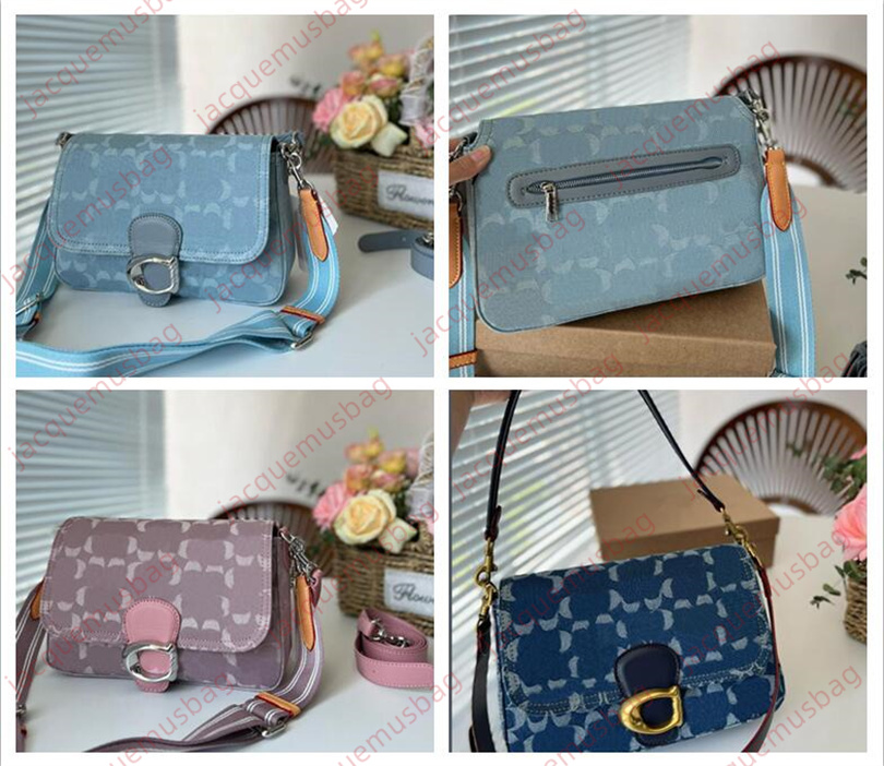 

Women coac bag SOFT TABBY shoulder underarm bags Classic logo denim designer crossbody messenger wallet Hobo purses high quality flip Hasp Satchels dhgate Sacoche
