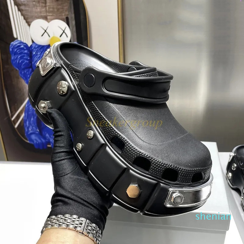 

Designer Hardcrocs Sandals Women Platform Sandal Chunky Designer Slippers Rubber slides Men Casual shoes black luxury mens womens summer beach Slipper mules