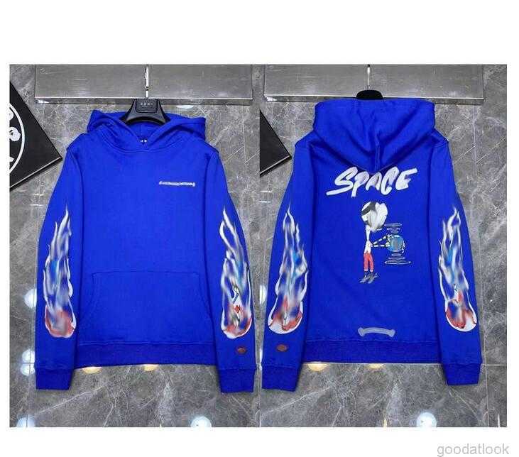 

Designer Mens Hoodies Designer Chrome Winter Sweatshirts Heart Hoodie Ch Long Sleeve Jacket Loose Coat Hooded Hoody Men Woman Hip Hop Chromees heart Blue Black, Shipping fee