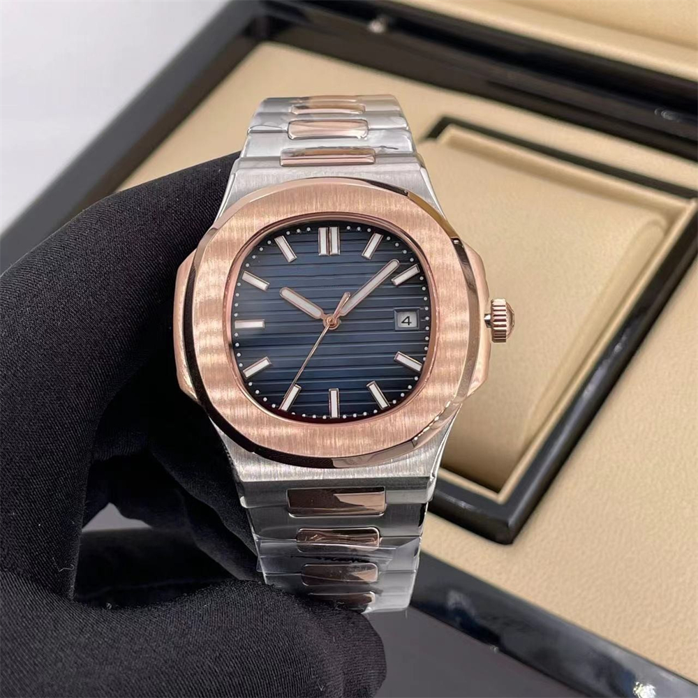 

mens watch designer watches high quality Boutique Steel Strap Designer watches for men Wholesale patek Watch diamond Automatic 40mm customizable Nautilus 5711, Box 2