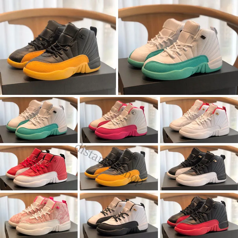 

Hotsell 12 Kids Shoes Children 12s Basketball Shoes High Quality Sports trainer Youth Sneakers For Size US11C-3Y, Color 5