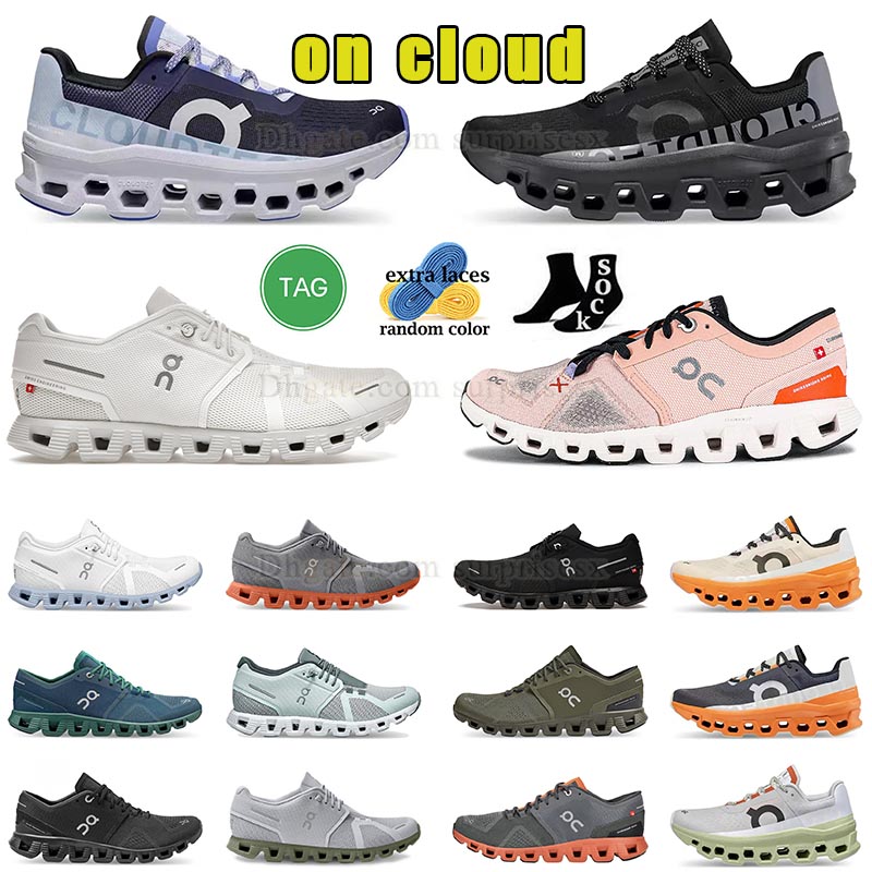 

mens Running Shoes on cloud 5 x 3 cloudmoster nova Fashion women men Niagara Frost Surf Cobble ash green Purple Eclipse Ivory Black Rose Sand Orange Designer sneakers