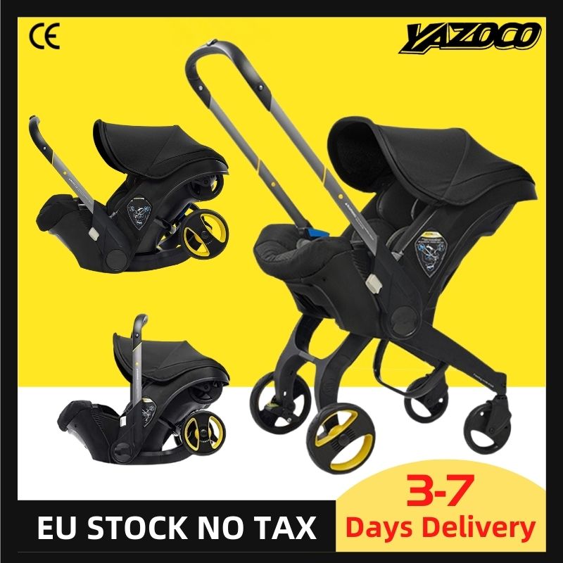 

4 in 1 Baby Stroller Multi-functional High Landscape Cart Can Sit Reclining Light Folding Strollers Baby Pushchair Baby Carriage