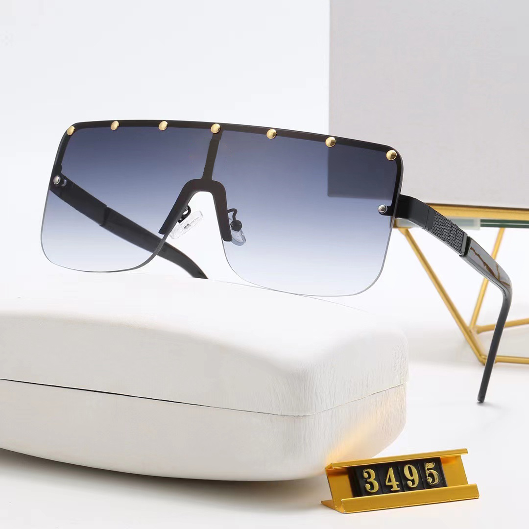 

luxury men designer glasses Masked glasses Versa Sunglass woman sunglasses senior Eyewear Wide version rectangular Goggles beach sun Metal Legs Fashion Brand