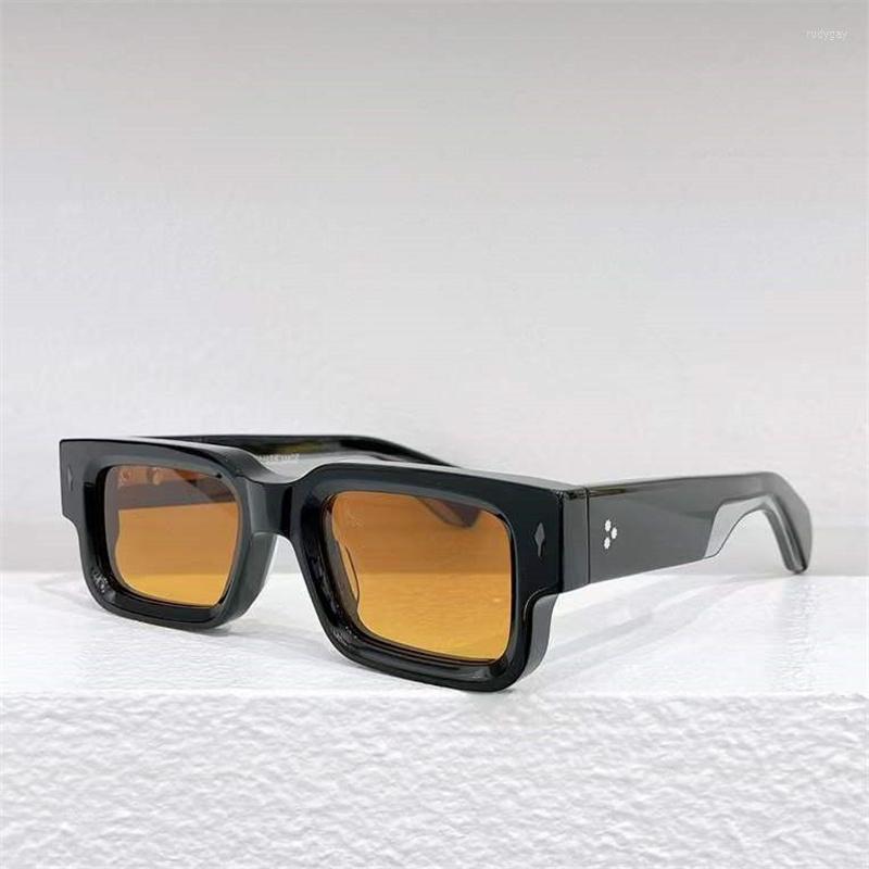 

Sunglasses Brand Jacques Acetate Rectangle ASCARII Designer Marie Anti-reflection Women Original Box Mage Men Colorful Lens
