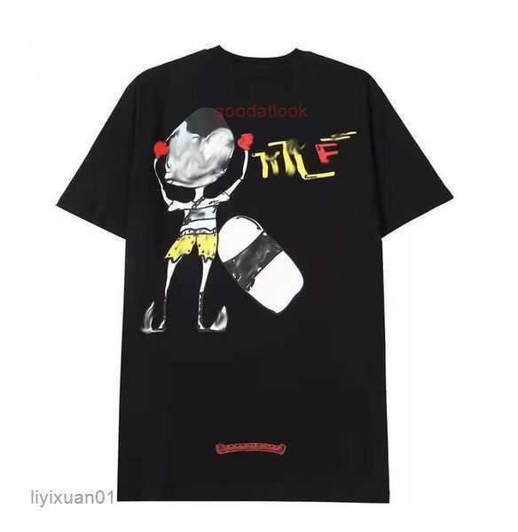 

2023mens Classic t Shirt Heart Fashion Ch High Quality Brand Letter Sanskrit Cross Pattern Sweater T-shirts Designers Chromes Pullover Tops Cotton Tshirts 12 M48P, 22