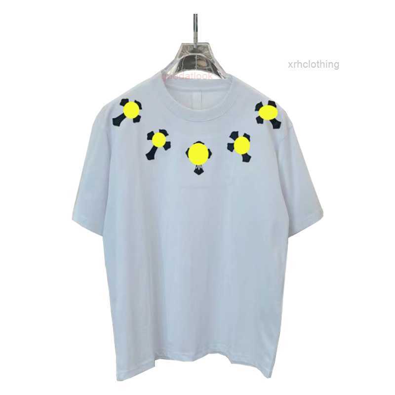 

ch Men's T-shirts Designer t Shirt Chrom Summer Shirts Heart Tshirt Women Tee ch Prints Oversize Breathable Casual Hip Hop Chromees heart 4 R, 14