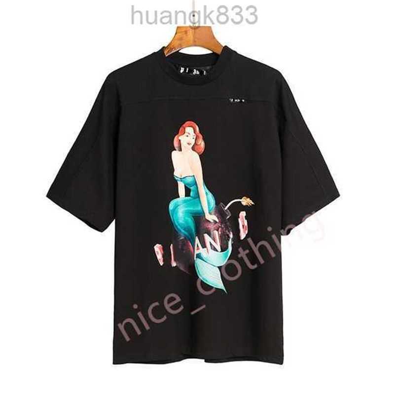 

Mens Designer PA T-Shirt Luxury Brand T Shirts Print Palms Tees Womens Angles Short Sleeve Mermaid Crew Neck Tops Clothing Clothes -XLOCWG
