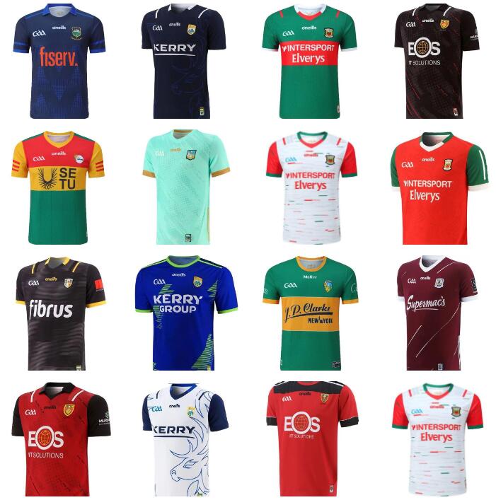 

2023 Limerick Cork Dublin GAA Rugby jerseys 22 23 Down Louth Antrim Wexford Wicklow Laois Derry Westmeath home away gaa shirt -5XL