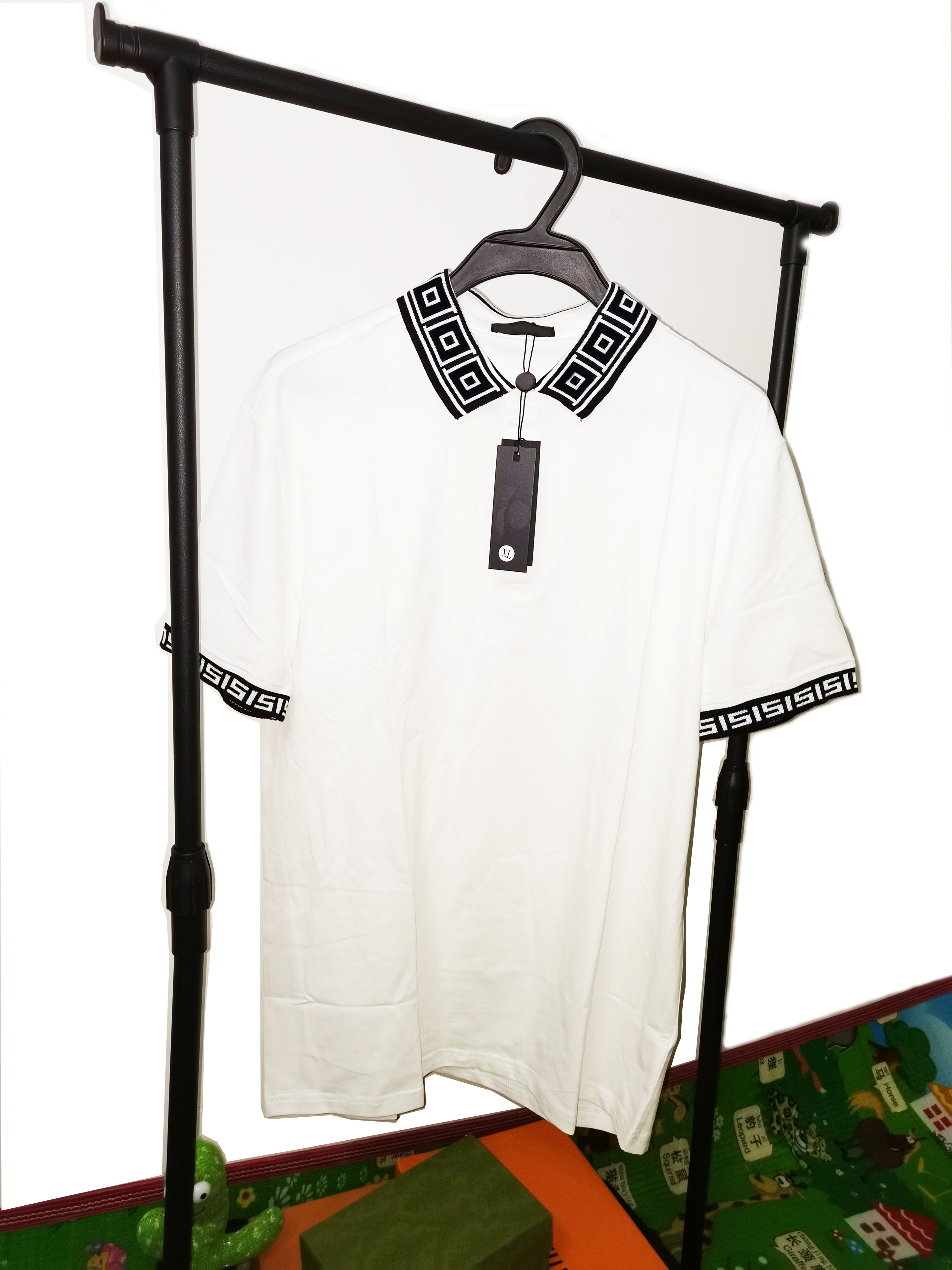 

Fashion Designer Mens Polos Shirt T-shirt Summer Casual Embroidered Medusa Pattern Pure Cotton High SreetBusiness Fashion black and white Collar Shirts -3XL