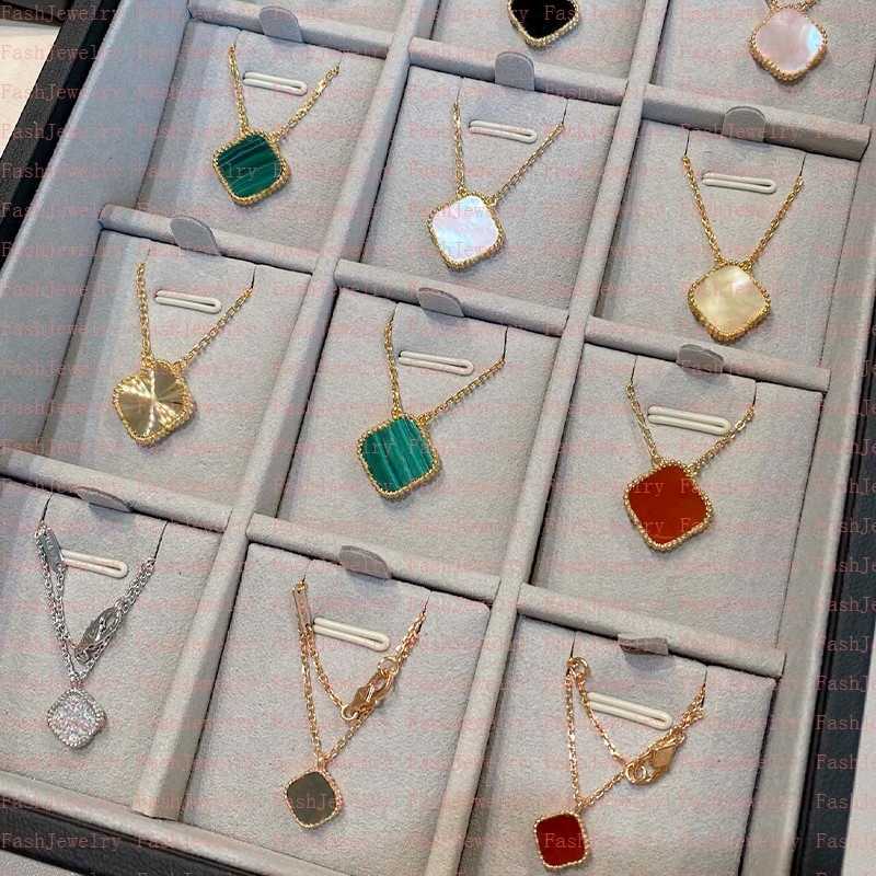 

Classic Fashion Pendant Necklaces for women Elegant 4/Four Leaf Clover locket Necklace Highly Quality Choker chains Jewelry 18K Plated gold girls Gift46LM6QN9OVGY