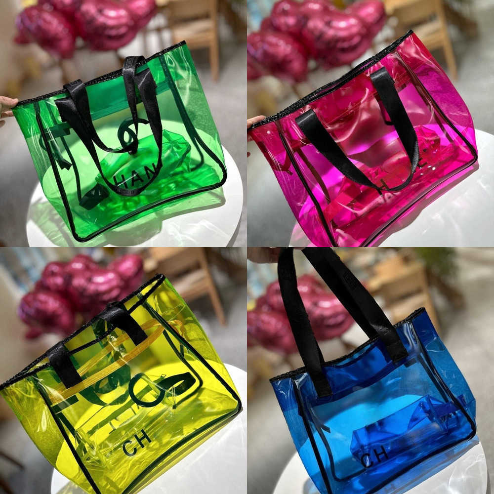 

Luxury Designer Bags Channer bag Beach bags Handbag Transparent shopping bag Shoulder Bag Tote Women's 2023 New Fashion texture locking Multifunctional Totebags