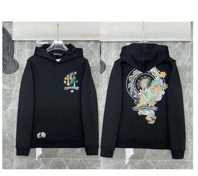 

2023 Men' Hoodies Luxury Designer Fashion Zipper Ch Horseshoe Cross Print Pullover Hooded Sweater Jackts Gduk, Shipping fee