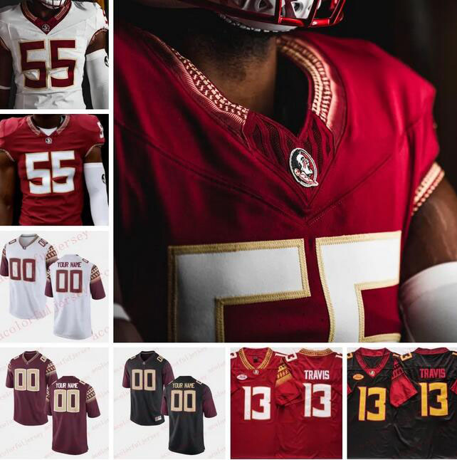 

Custom Florida NCAA College State Football Jersey Dennis Briggs Jr. Qae'shon Sapp Jaylen Early George Wilson Jr. Dante Anderson Jerseys Stitched, Pics