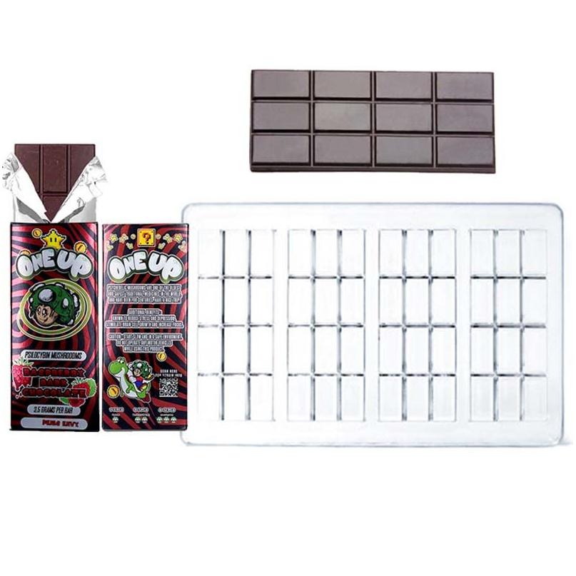 

Baking Moulds Official One Up Chocolate Mold Mod Compitable With Oneup Mushroom Bar Packaging Boxes 3.5Grams Drop Delivery Home Gard Dhtnw