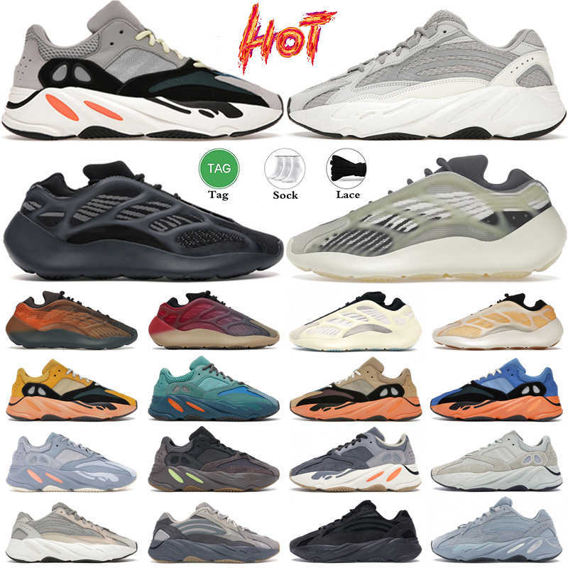 

700 v3 Running Shoes Designer Sneakers OG Red Rubber Faded Azure Fade Runner Mens esigner shoe Trainers Outdoor Men Women Sneakers