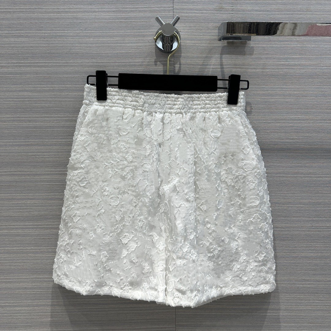 

Women' Brand Same Style Shorts 2023 New Summer Autumn Fashion Flare Designer Luxury Women Trousers 0615-13, White