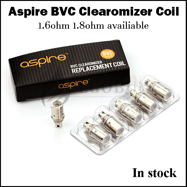 

Original Aspire BVC Coil 1.6ohm 1.8ohm 2.1ohm Replacement Coils Head For Aspire ET TE-S Glass K1 CE5 Tank Clearomizer BDC Atomizer Authentic
